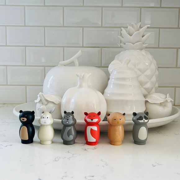 Hearth & Hand with Magnolia Toy Woodland Animal Figurine Set - Picture 2 of 15